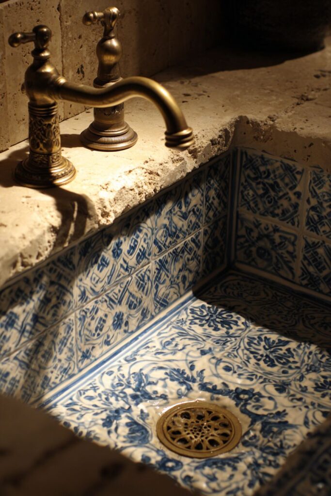 Mediterranean Hand-Painted Ceramic Charm