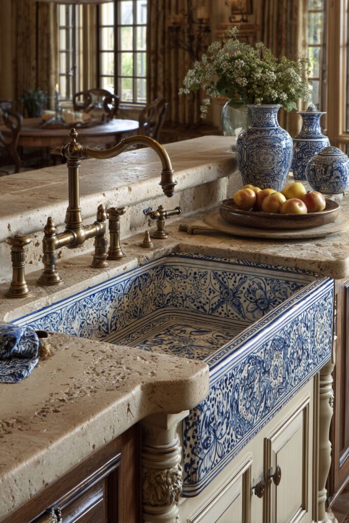 Mediterranean Hand-Painted Ceramic Charm