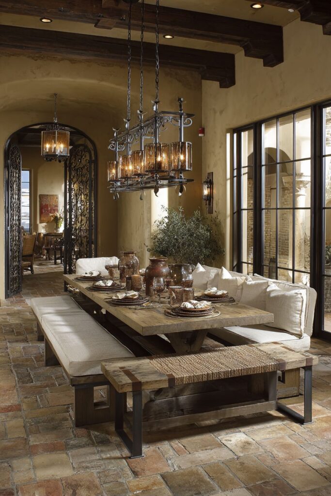 Mediterranean Wrought Iron Romance