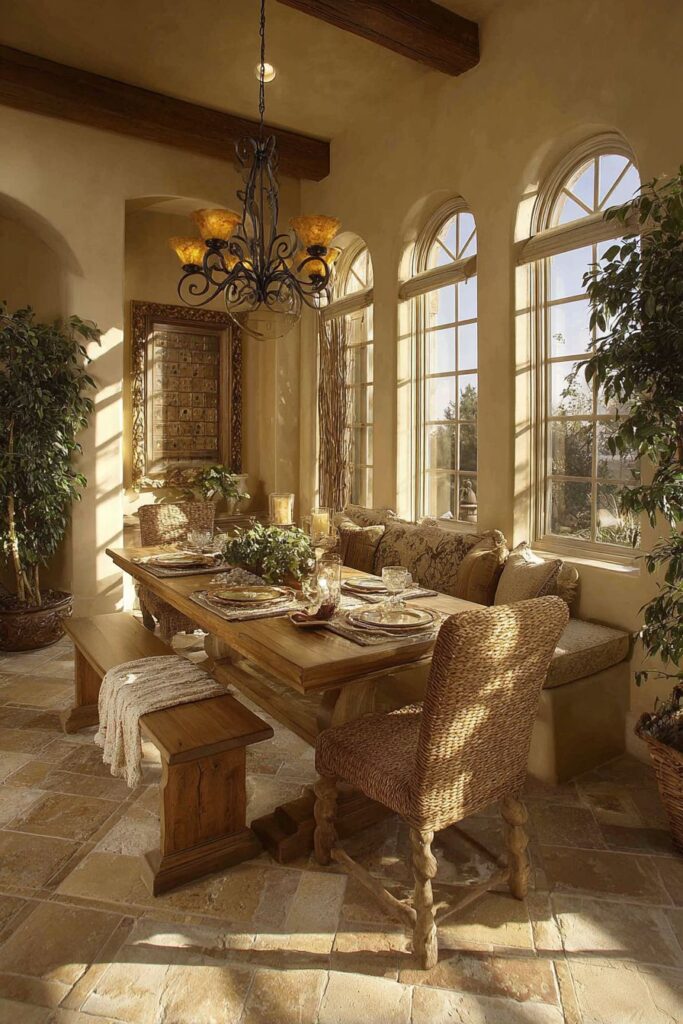 Mediterranean Wrought Iron Romance