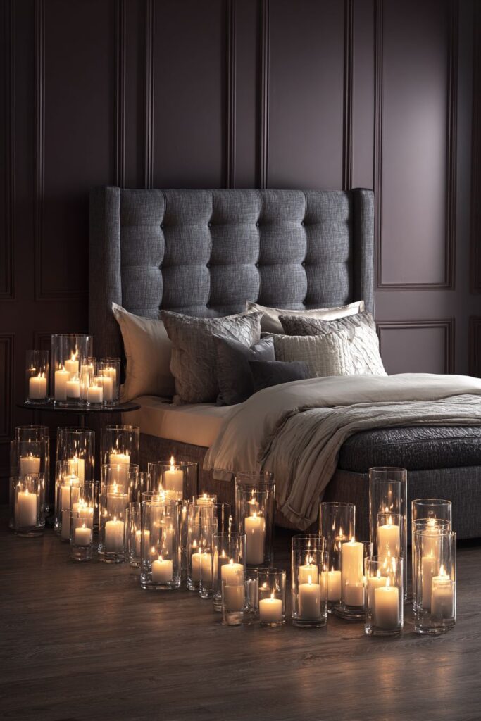 Candlelit Sanctuary with Floating Illumination