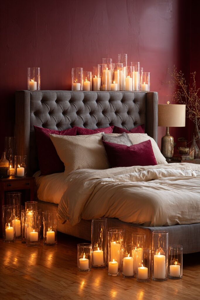 Candlelit Sanctuary with Floating Illumination