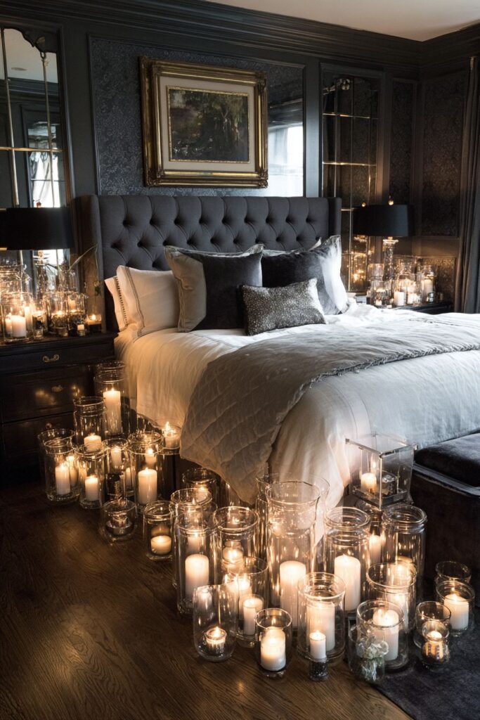 Candlelit Sanctuary with Floating Illumination