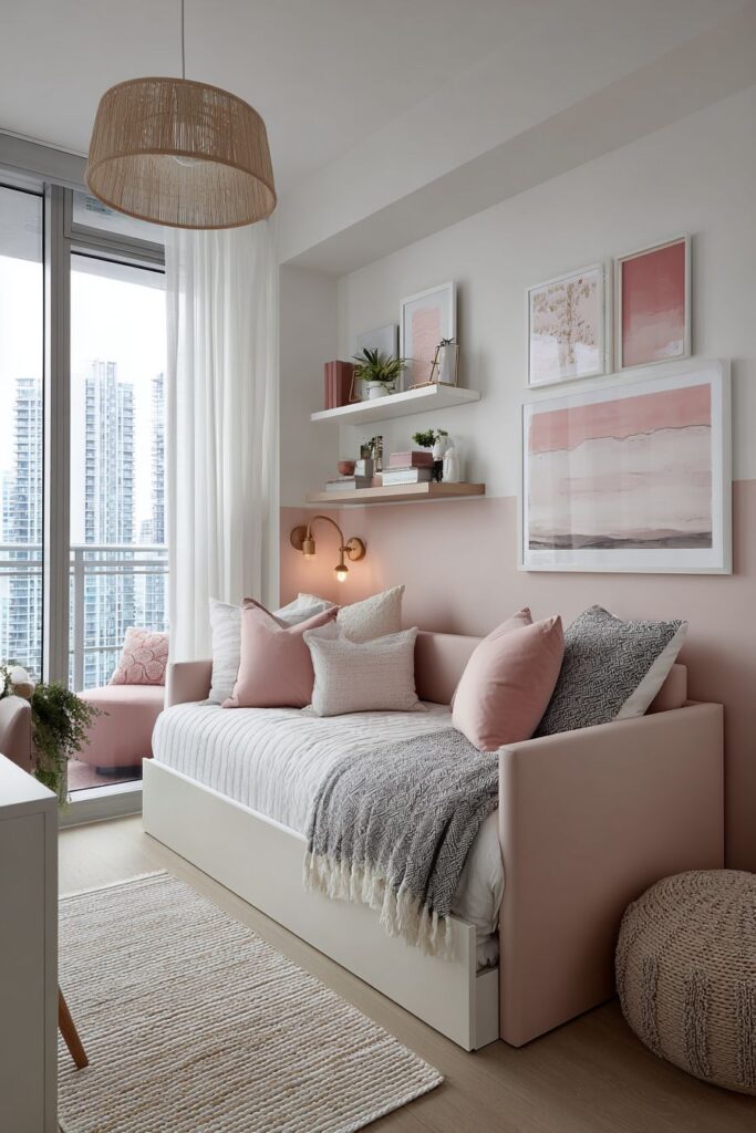 Space-Saving Pink Perfection