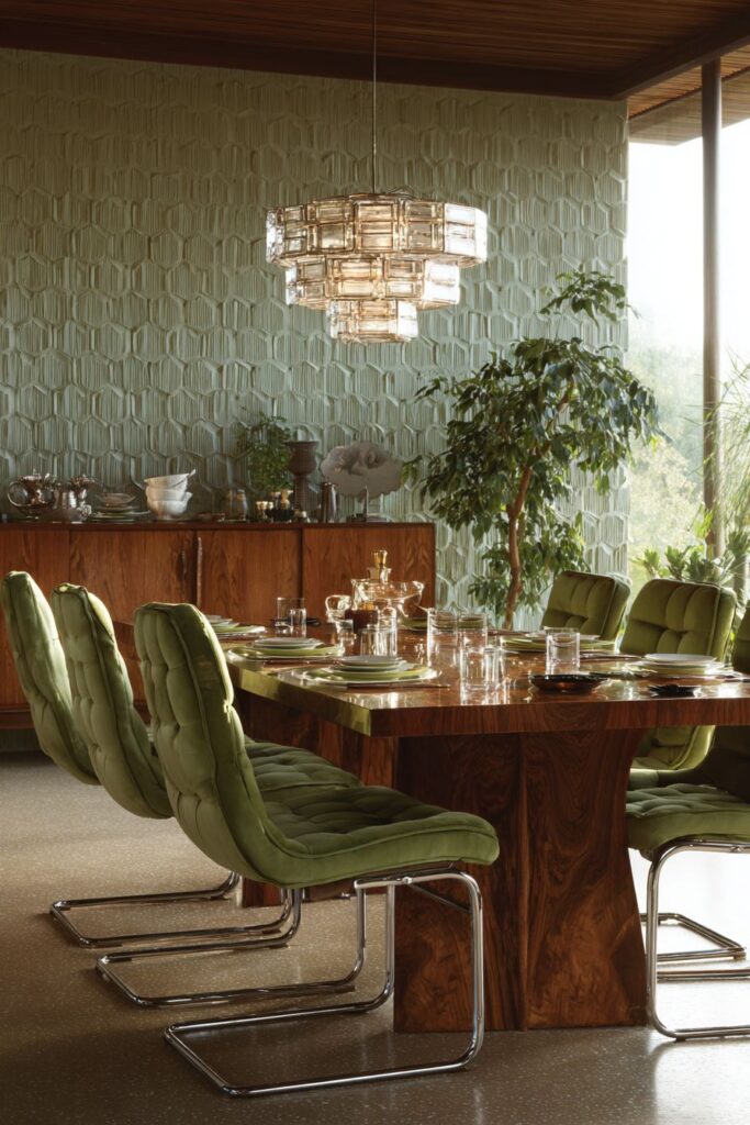 Rosewood Luxury with Tufted Sophistication