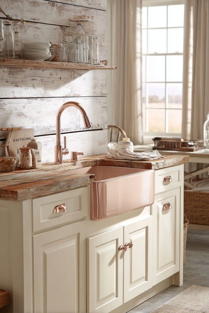 Luxury Rose Gold Appliance Integration