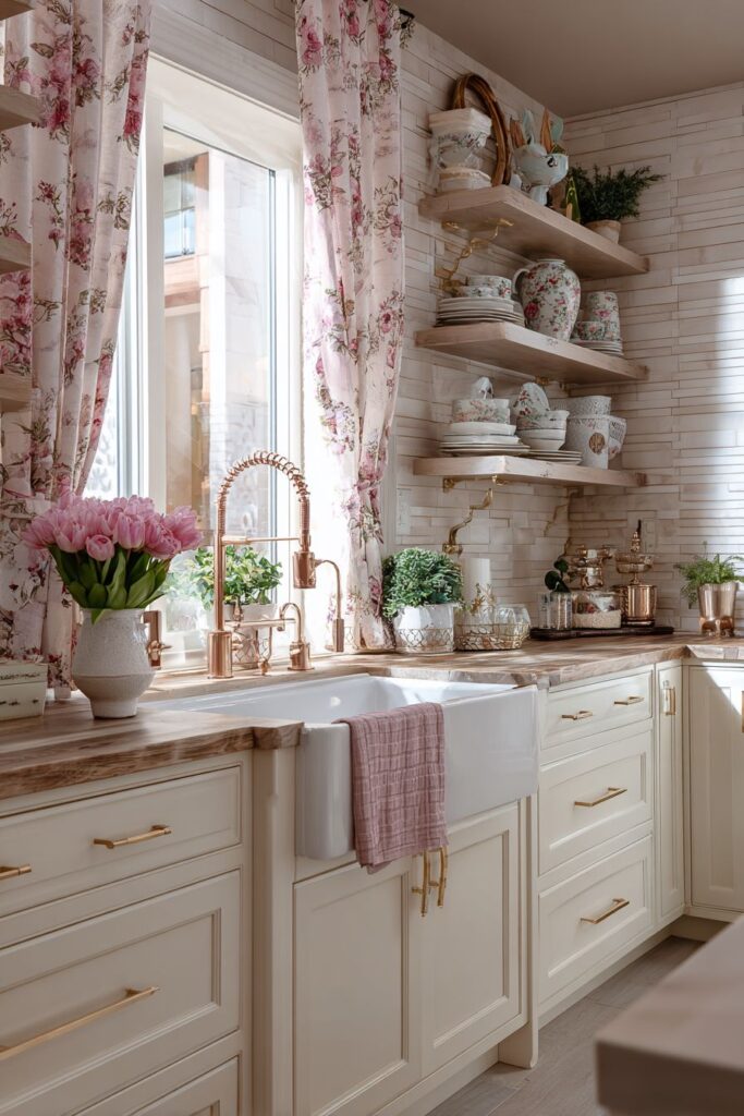 Luxury Rose Gold Appliance Integration