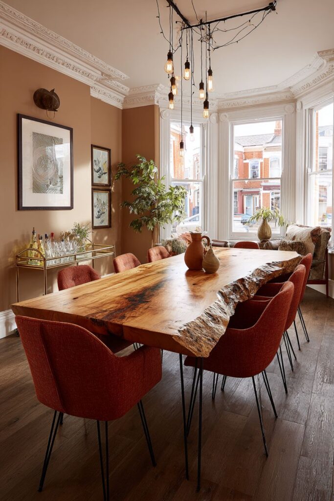 Mid-Century Modern Terracotta Fusion