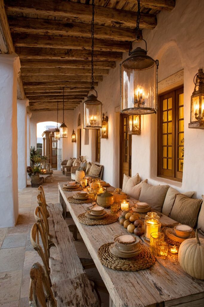 Relaxed Outdoor Porch Dining