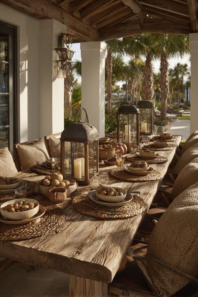 Relaxed Outdoor Porch Dining
