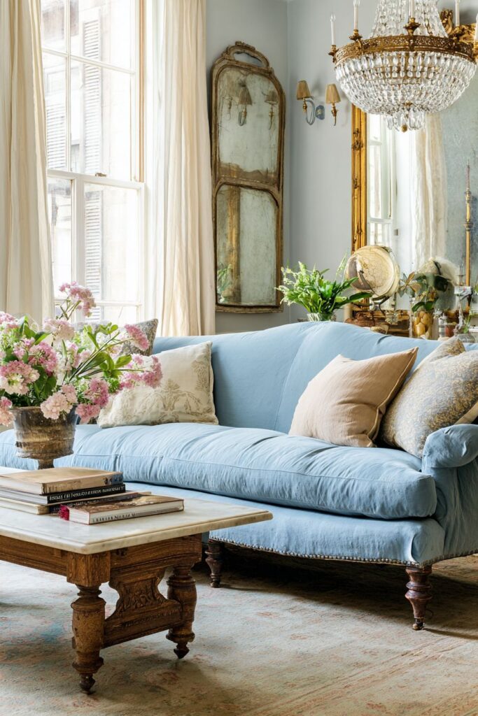 Refined Damask Seating Elegance