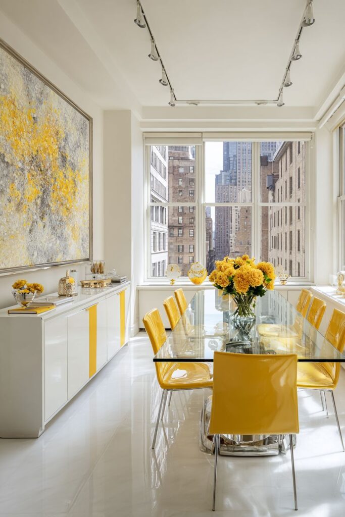 Modern Canary Yellow Sophistication