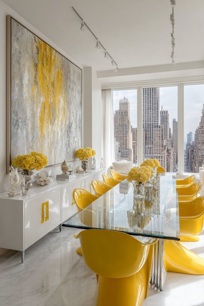 Modern Canary Yellow Sophistication