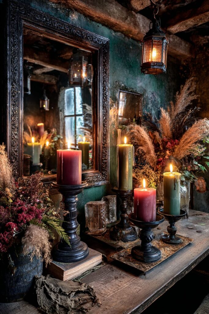 Create Atmospheric Ambiance with Candles and Shadows