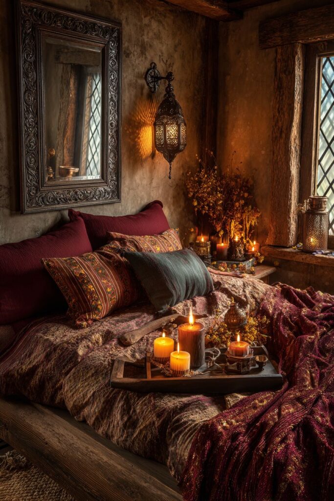 Create Atmospheric Ambiance with Candles and Shadows