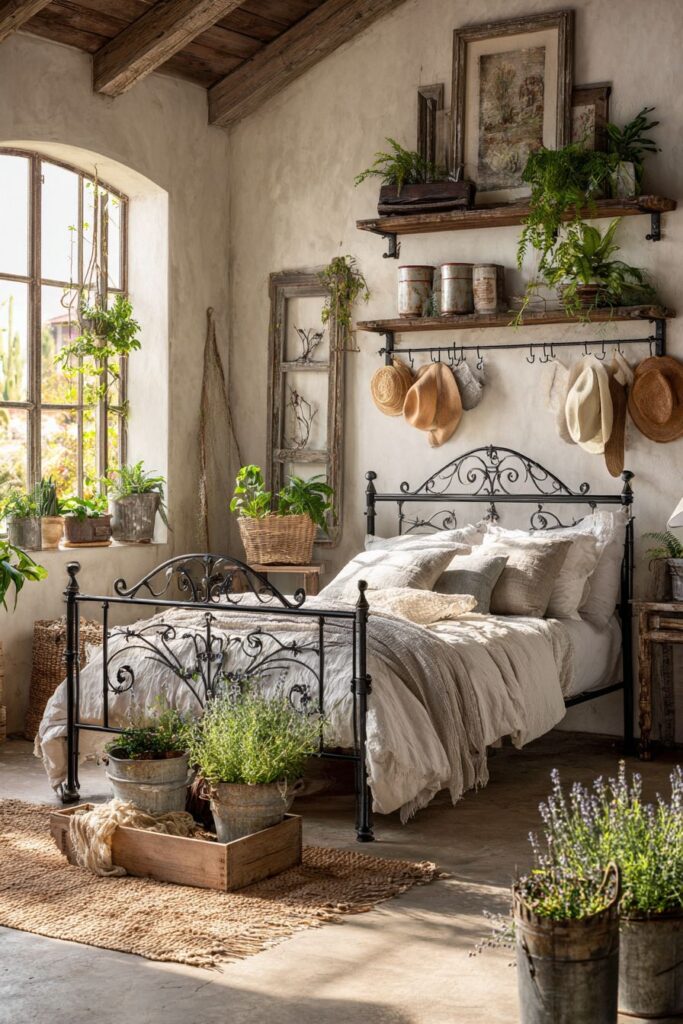 Integrate Rustic Iron and Metal Accents