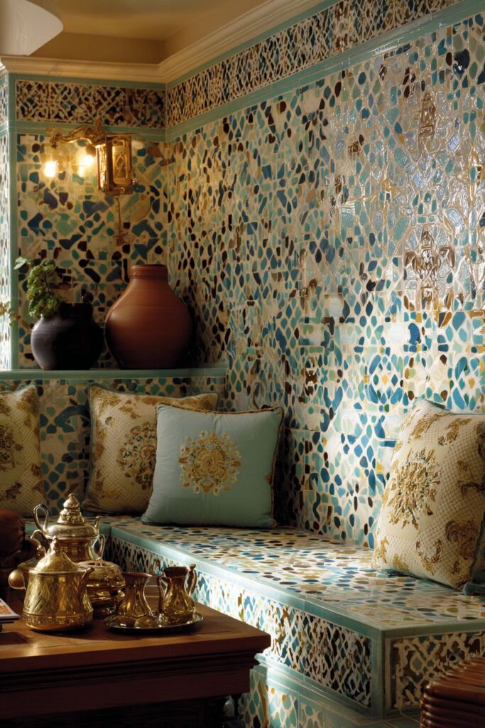Geometric Tile Feature Wall Masterpiece