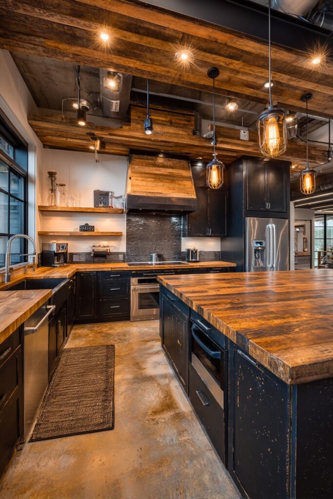 Industrial-Style Raw Materials and Mixed Textures