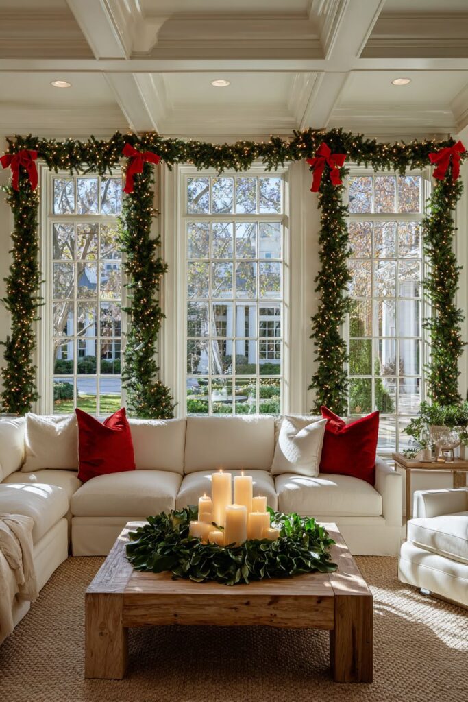 Window Treatment Christmas Magic