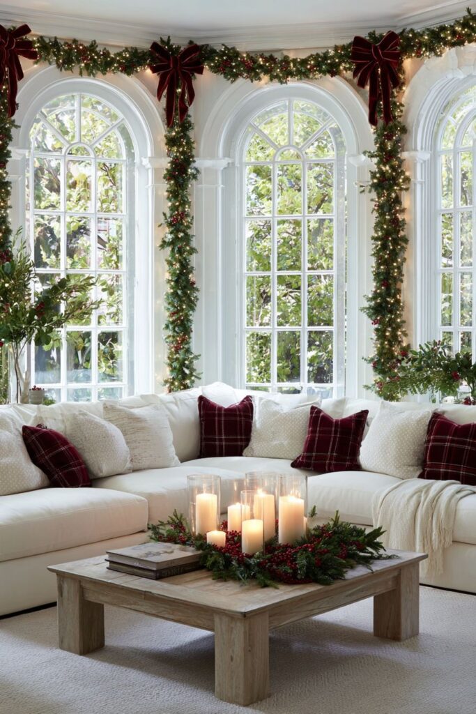 Window Treatment Christmas Magic