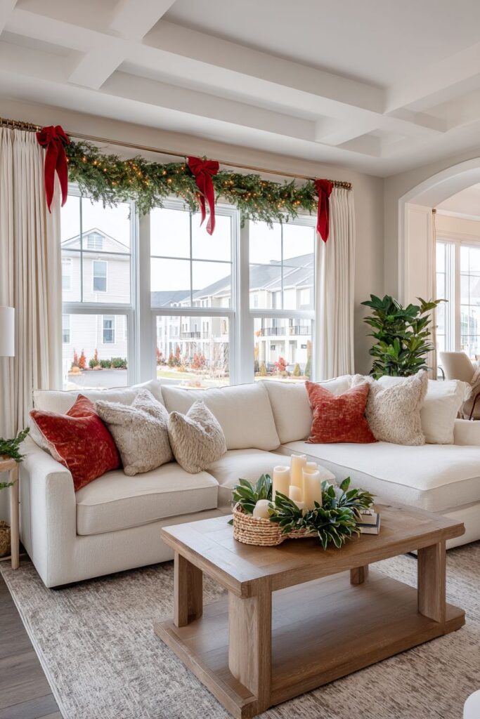 Window Treatment Christmas Magic