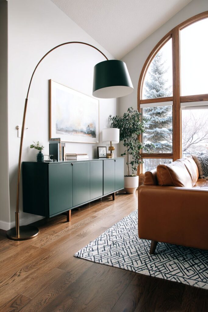 Mid-Century Modern Green Statement
