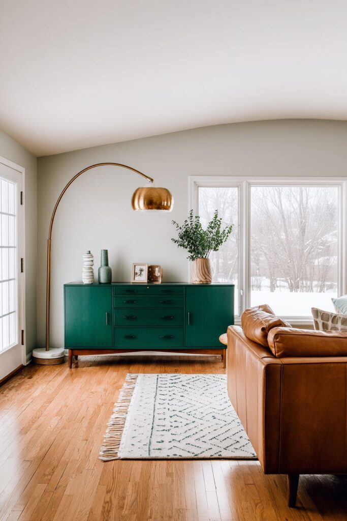 Mid-Century Modern Green Statement