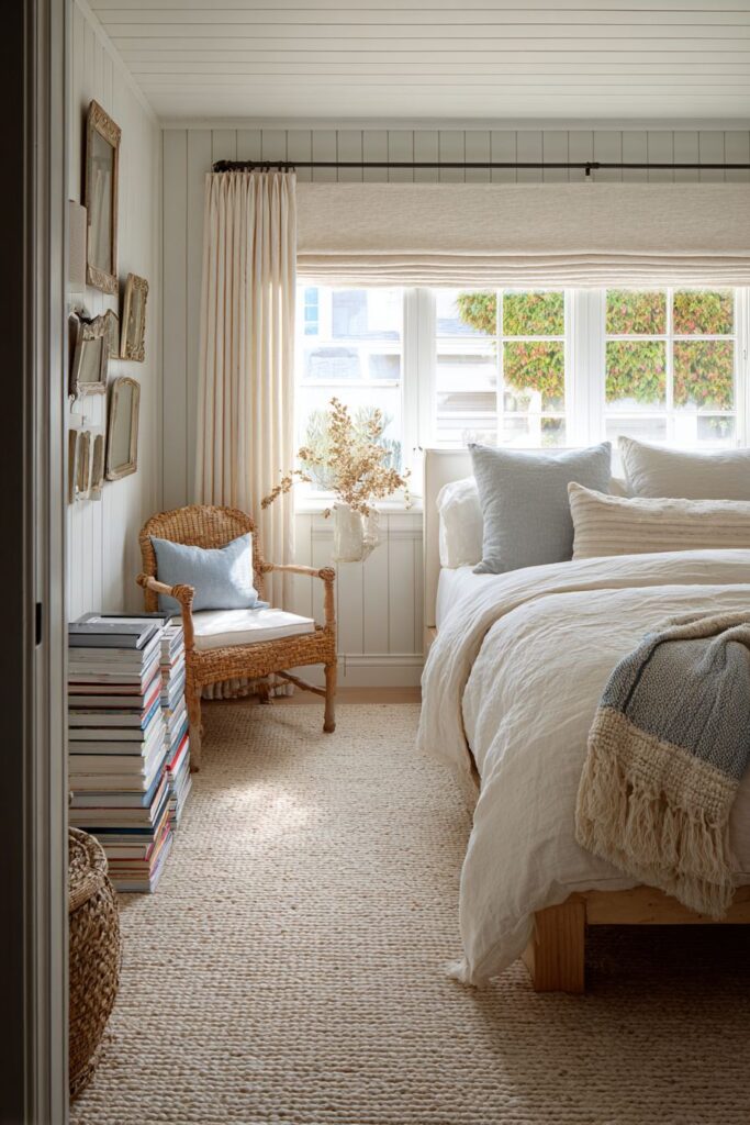 Serene Sage and Natural Materials