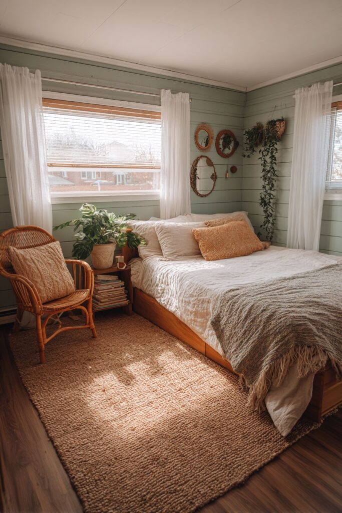 Serene Sage and Natural Materials