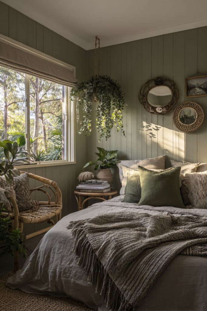 Serene Sage and Natural Materials