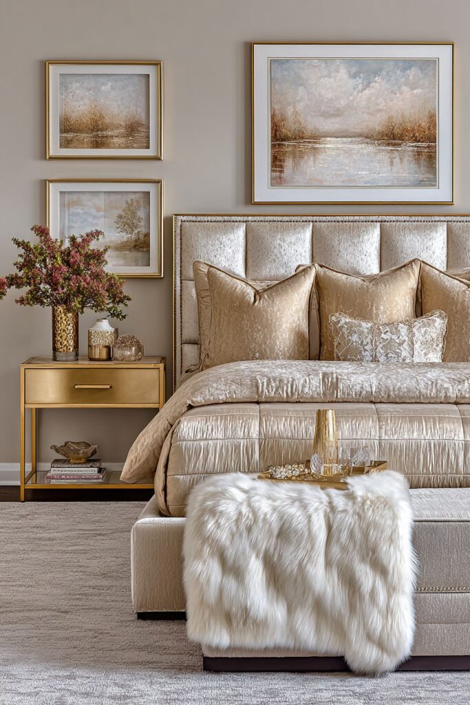 Glamorous Tufted Luxury with Crystal Details