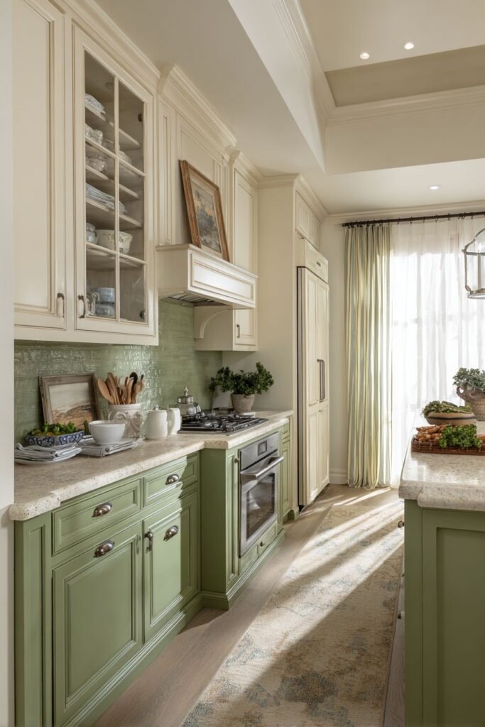 Seafoam Serenity with Cool-Toned Elegance