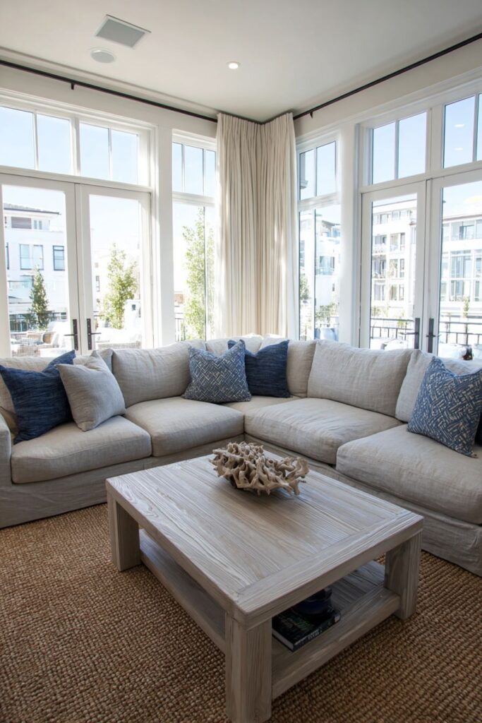 Coastal Breeze in Weathered Grey Linen