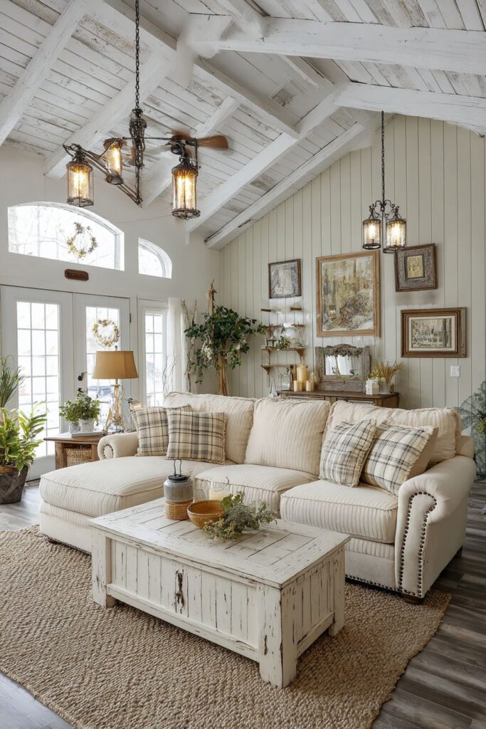 Farmhouse Charm: Rustic Elegance with Modern Comfort