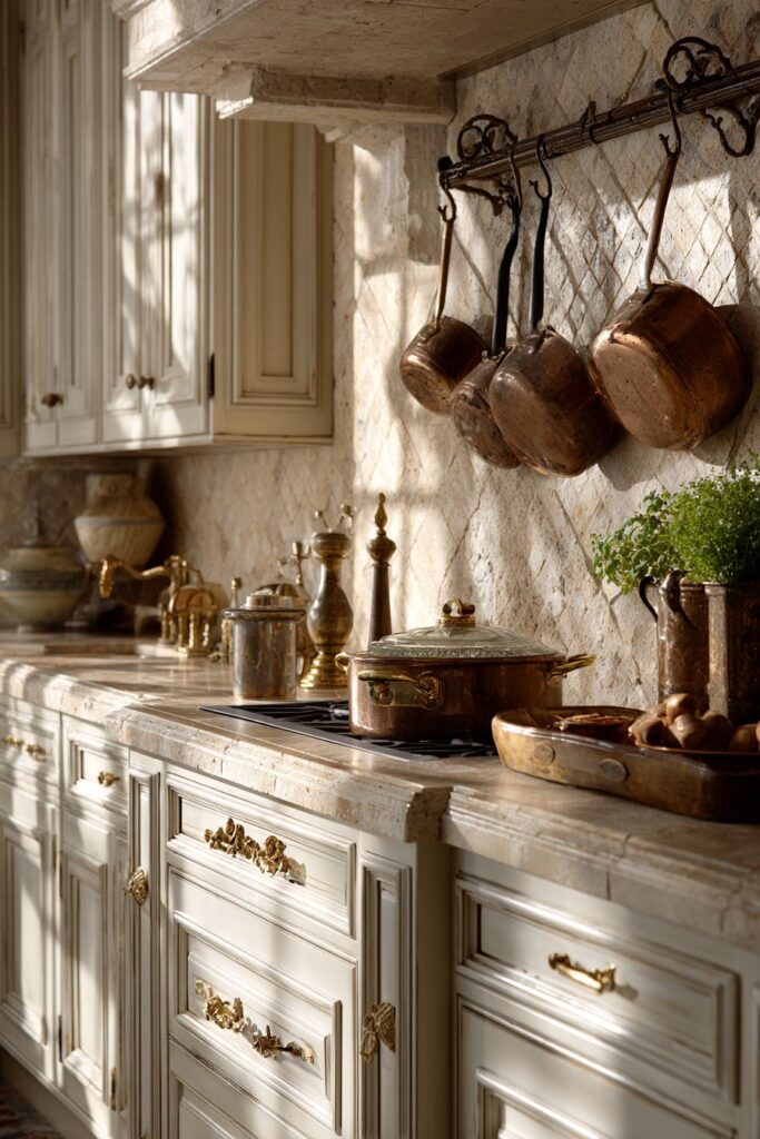 French Country Travertine Romance