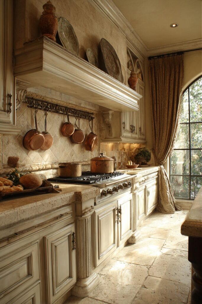 French Country Travertine Romance
