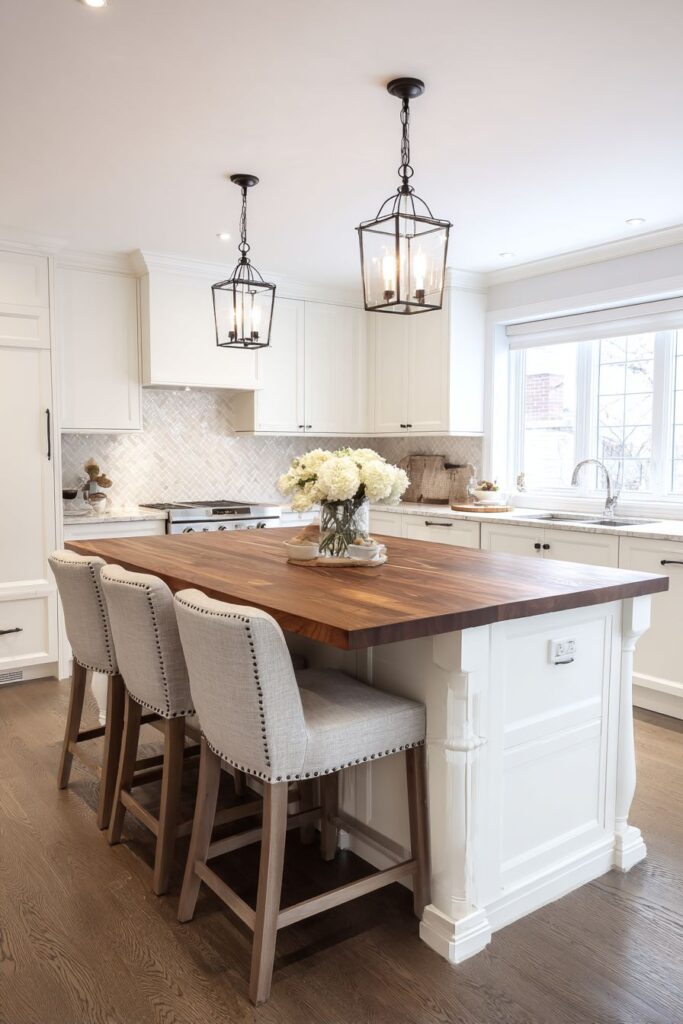 Transitional Two-Tone Elegance