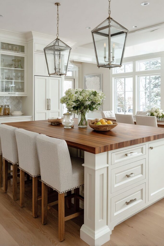 Transitional Two-Tone Elegance