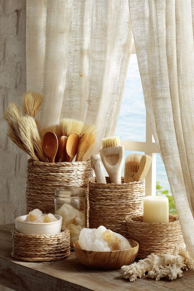 Coastal Weathered Rope Handles