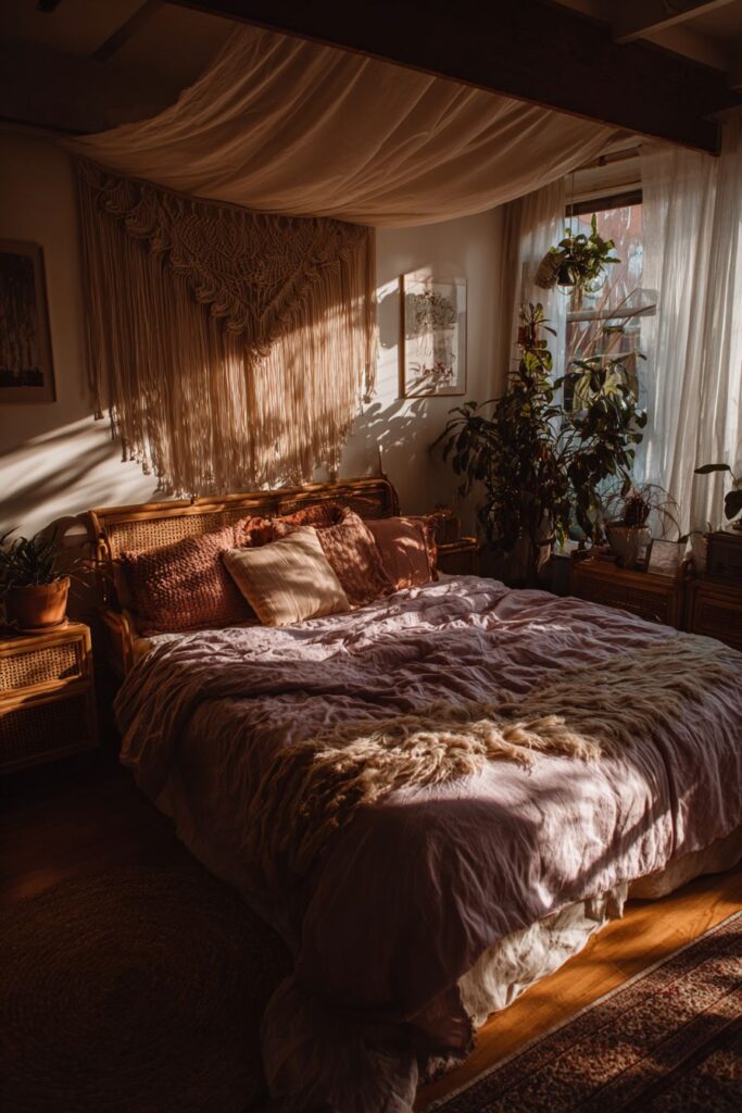 Bohemian Bedroom with Artisan Touches