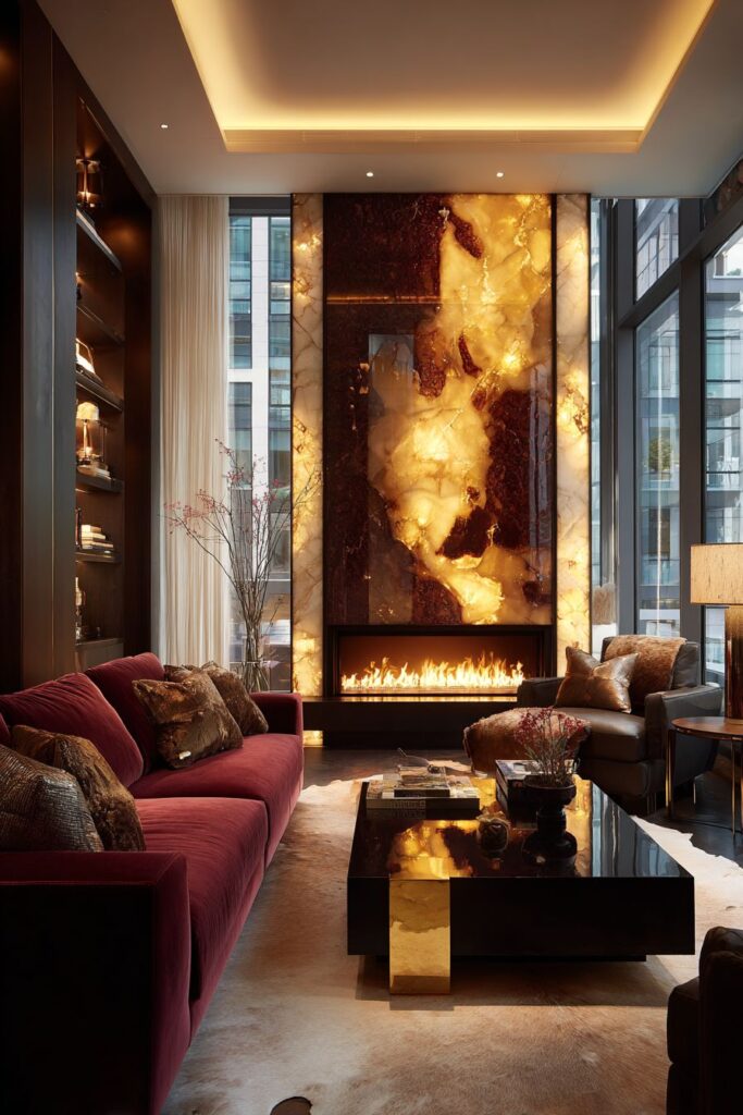 Dramatic Marble Statement