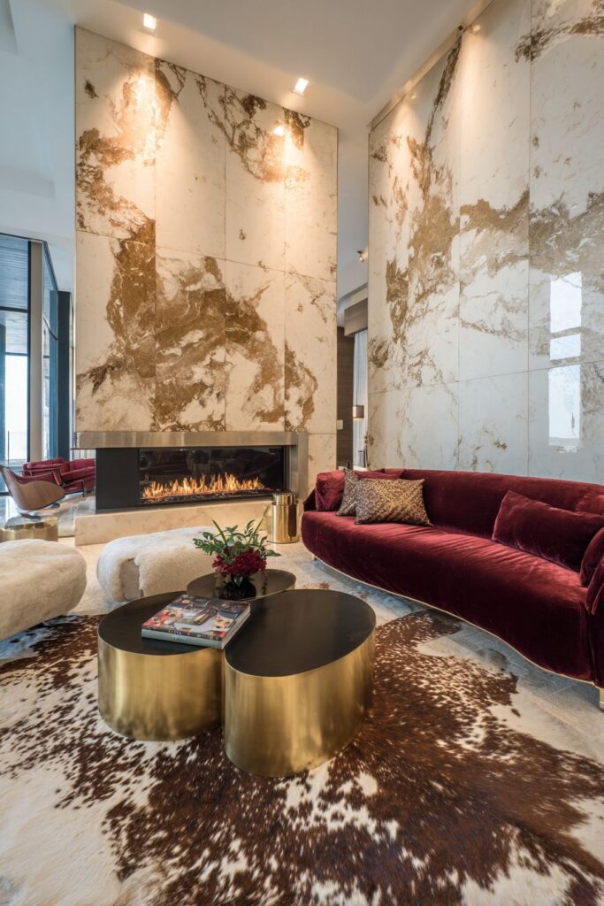 Dramatic Marble Statement