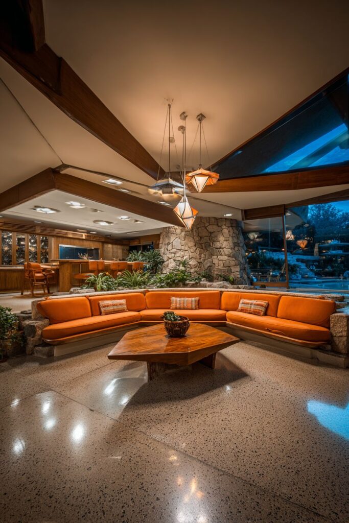 Terrazzo Flooring and Sunken Conversations