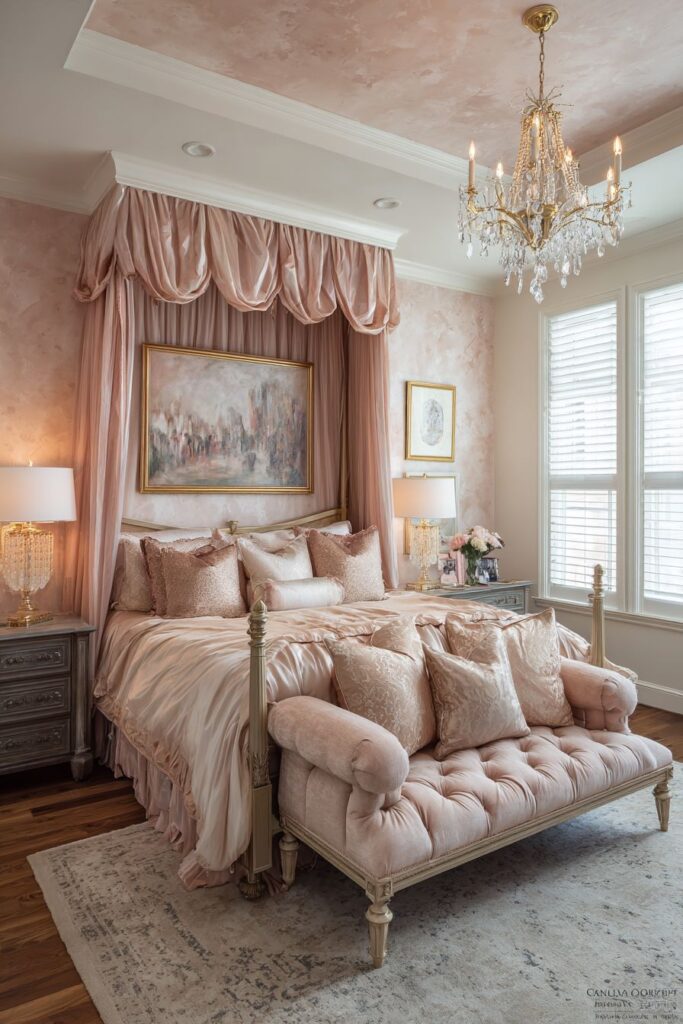 Luxurious Rose Silk Romance