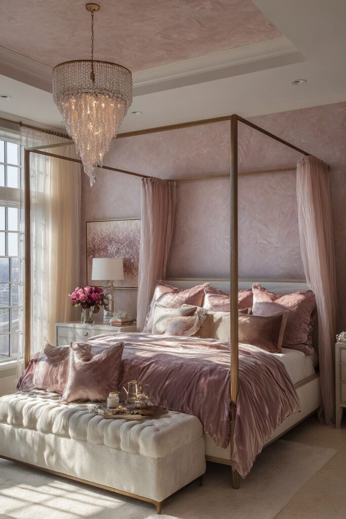 Luxurious Rose Silk Romance