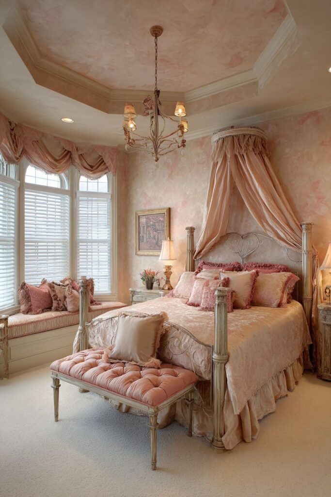 Luxurious Rose Silk Romance