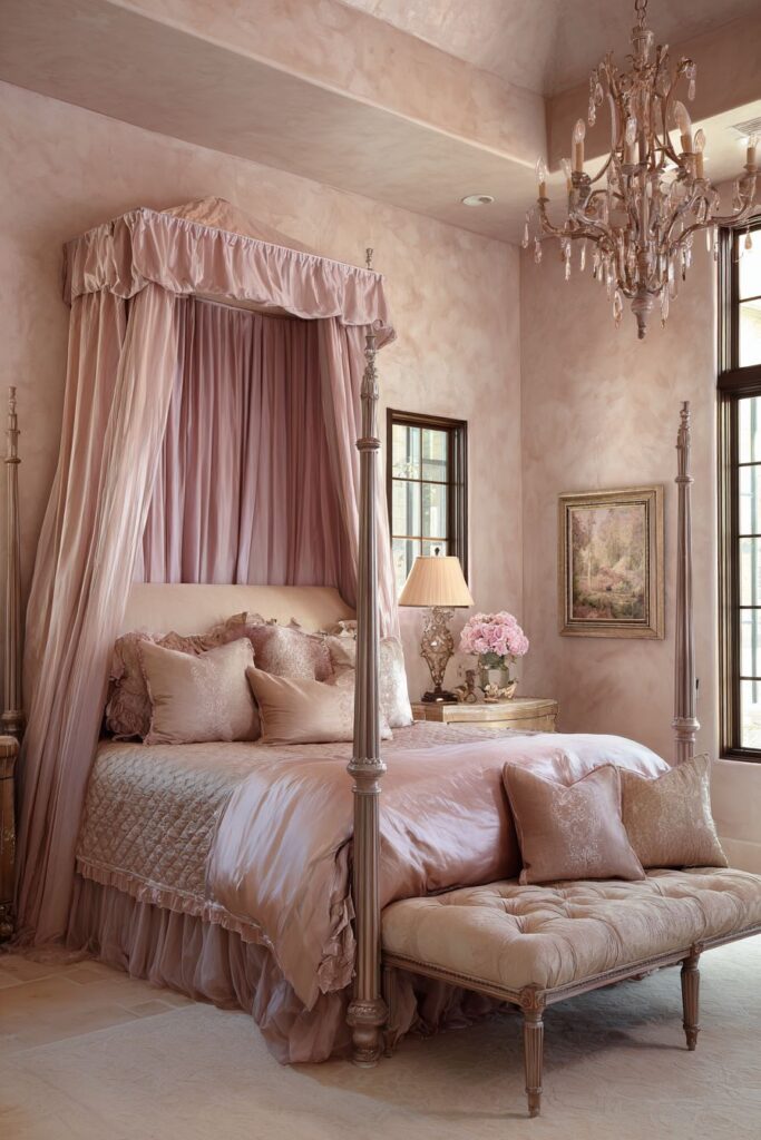 Luxurious Rose Silk Romance