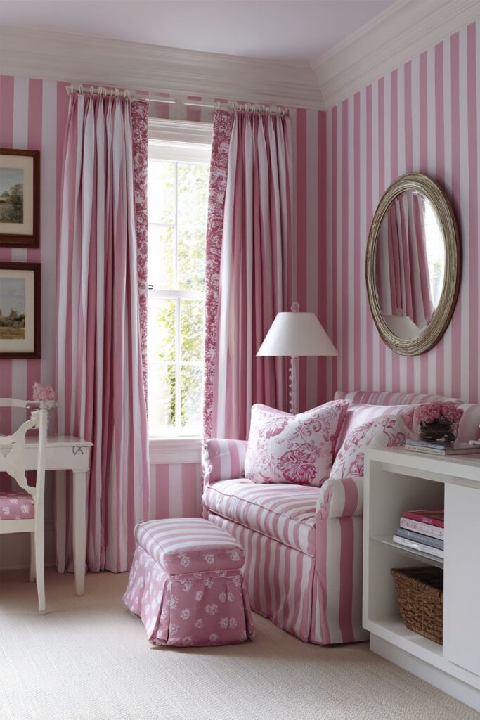 Small Space Pink Solutions with Smart Storage