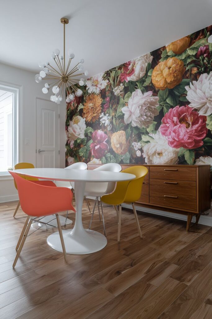 Vibrant Tulip Table with Bold Floral Expression