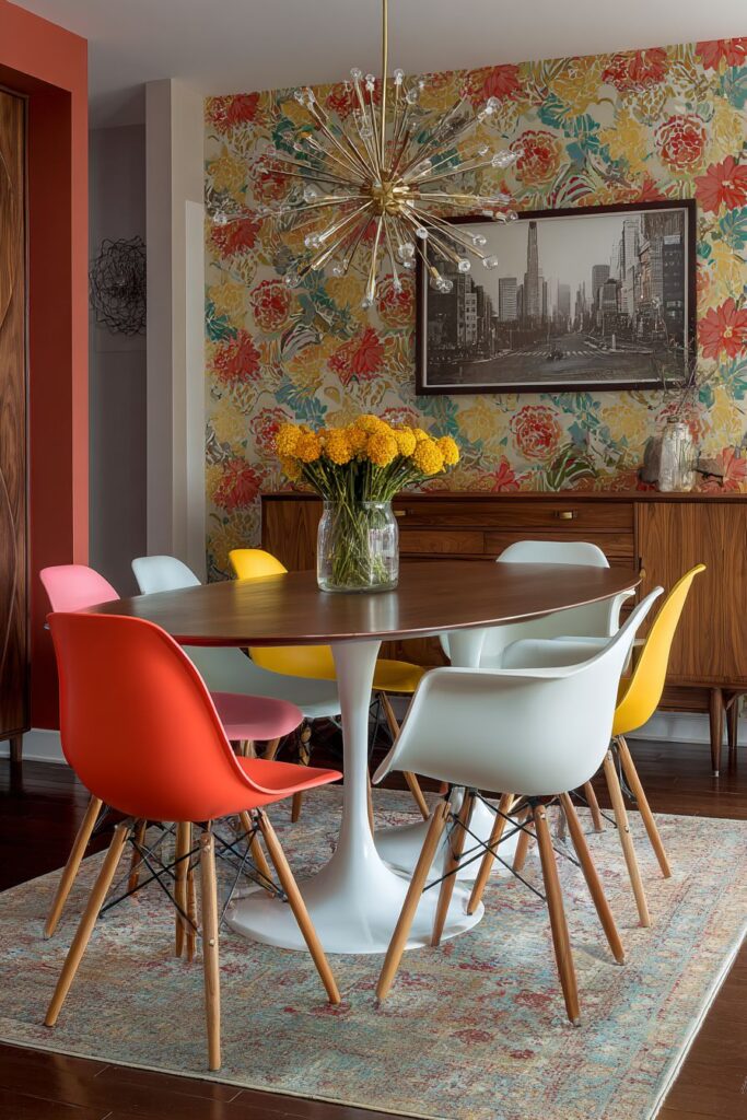 Vibrant Tulip Table with Bold Floral Expression